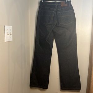 #129Vintage Polo Jeans Company Ralph Lauren black jeans 8x31 Womens Flare jeans